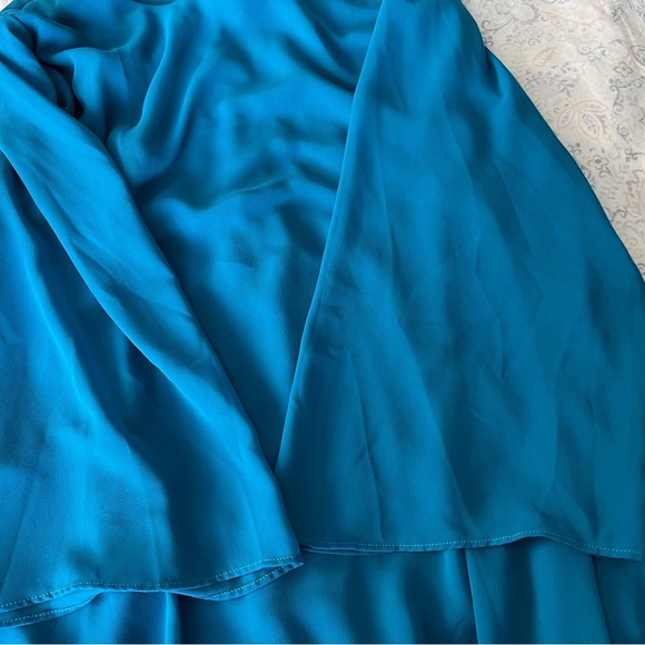 Soft Surroundings Blue Boxy 3/4 Sleeve Blouse - Picture 14 of 14